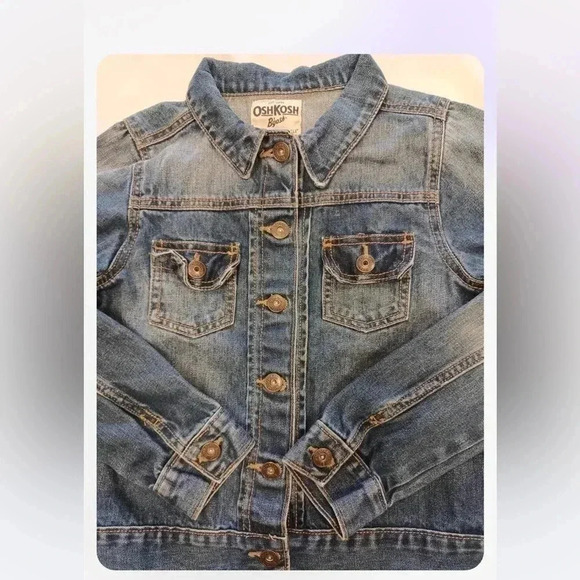 OshKosh B’gosh Denim Jean Jacket Size 10 - Picture 8 of 8